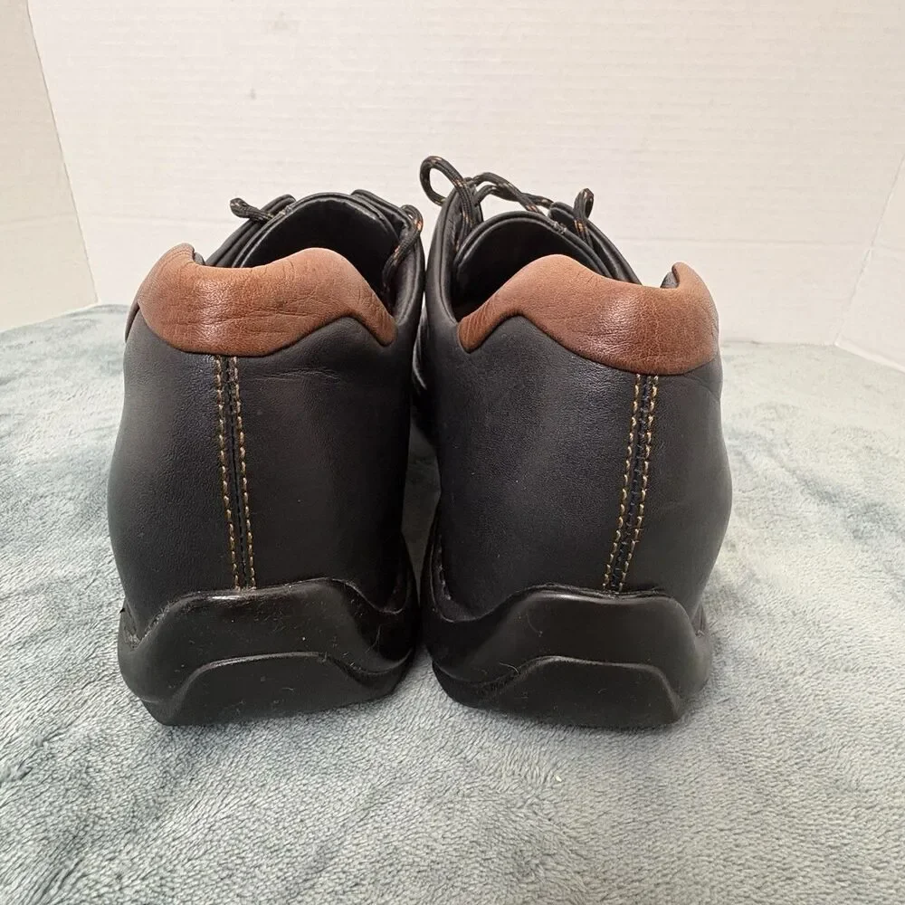Cole Haan Zeno C07483 Black Leather Split toe Lace Up Oxford Shoes Mens 9 W